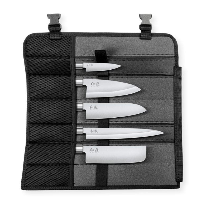 Set de 5 Couteaux Wasabi Black - Qualité professionnelle Japon - Avec Mallette Set de 5 Couteaux Wasabi Black - Qualité professionnelle Japon - Avec Mallette