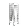 Gastronorm Scale GN 1/1 15 Levels Stainless Steel Casters