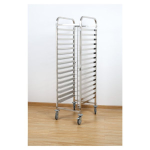 Gastronorm Scale GN 1/1 15 Levels Stainless Steel Casters