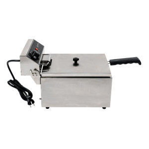 Friteuse Professionnelle 10 L 3000 W Roostevaba teras — Termostaat