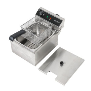 Friteuse Professionnelle 10 L 3000 W Roostevaba teras — Termostaat
