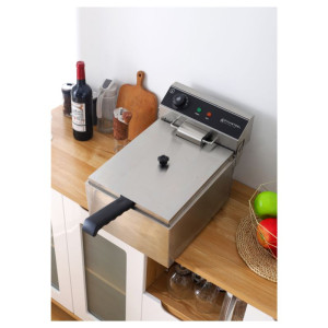 Friteuse Professionnelle 10 L 3000 W Roostevaba teras — Termostaat