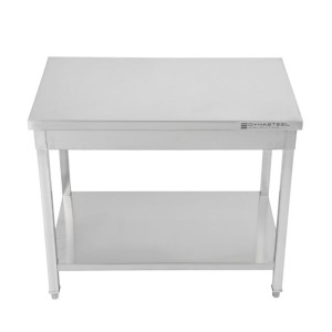 Inoxlaud 1600 x 600 mm alumise riiuliga — AISI 201