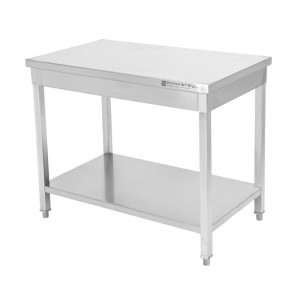 Inoxlaud 1600 x 600 mm alumise riiuliga — AISI 201