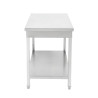 Inoxlaud 1600 x 600 mm alumise riiuliga — AISI 201