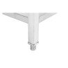 Inoxlaud 1600 x 600 mm alumise riiuliga — AISI 201