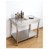 Inoxlaud 1200x700 mm alumise riiuliga — Pro CHR