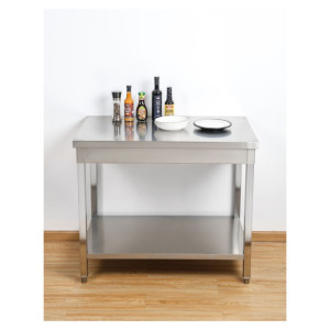 Inoxlaud 1200x700 mm alumise riiuliga — Pro CHR