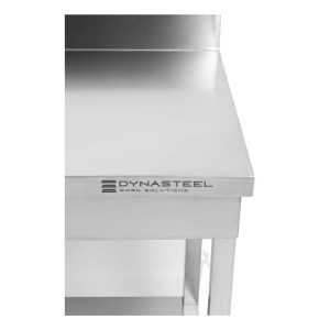 Roostevabast terasest laud 1000x600 mm tagaseina ja alumise riiuliga