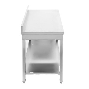 Roostevabast terasest laud 1000x600 mm tagaseina ja alumise riiuliga