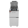 Gas Fryer 23 L - Switchable | Dynasteel - Single tank, burners, propane gas, city gas | Catering, Free delivery