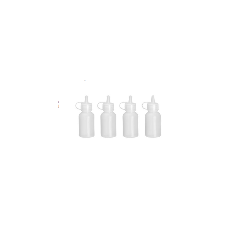 Mini Pudel Dosaator - 30 ml - Komplekt 4 | Doseerige täpselt salatikastmeid ja kastmeid | Kaubamärk HENDI Mini Pudel Dosaator - 30 ml - Komplekt 4 | Doseerige täpselt salatikastmeid ja kastmeid | Kaubamärk HENDI