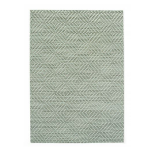 Green Geometric PVC Placemat Set - Set of 6 - Dimensions 45cmx30cm - Durable and Easy to Clean
