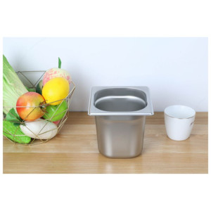 Bac Gastro GN 1/6 Inox - Sügavus 150 mm - 2,4 L - Dynasteel