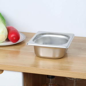 Bac Gastro GN 1/6 Inox - Sügavus 65 mm - 1 L - Dynasteel
