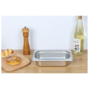 Bac Gastro GN 1/4 Inox - Sügavus 65 mm - 1,8 L - Dynasteel