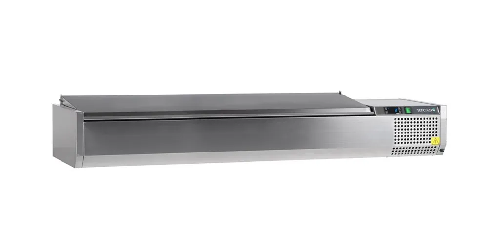 Saladette Poser Kaas Roostevaba Teras Staatiline 8 GN 1/4 - 41,6 L
