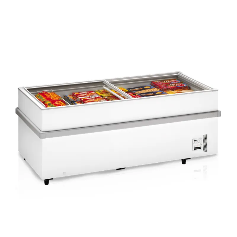Klaasist lükandkaanega sügavkülmik - 652 L