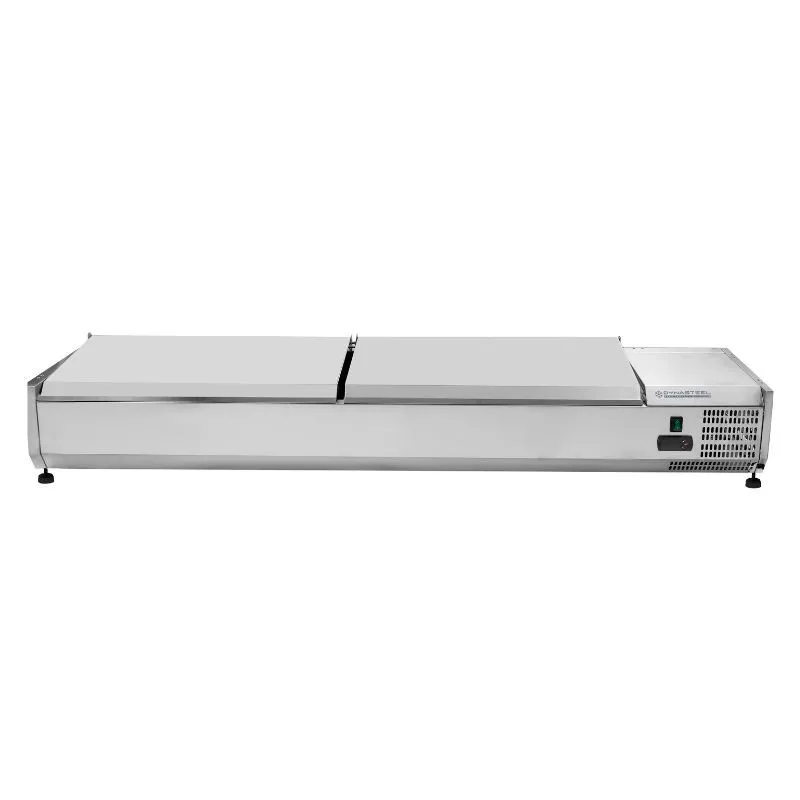 Saladette Roostevabast Terasest Kaas - 8 x GN 1/3