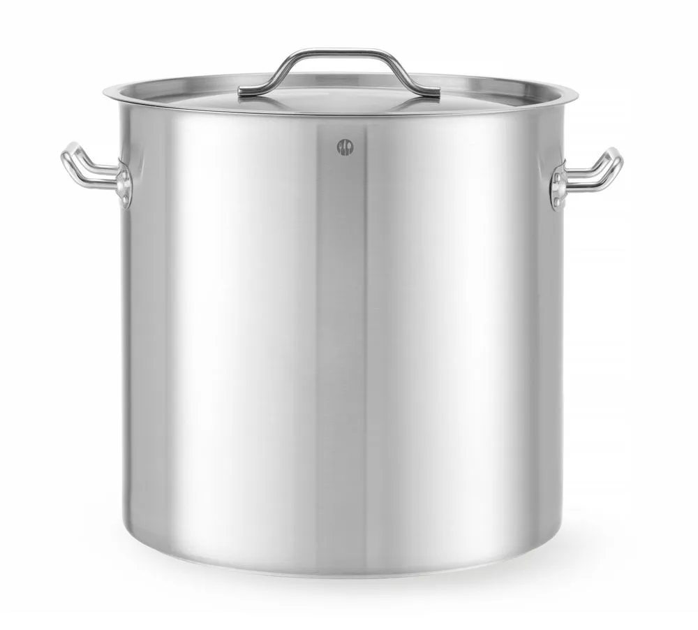 Roostevabast terasest pott kaanega Budget Line - Ø 40 cm - 50 L