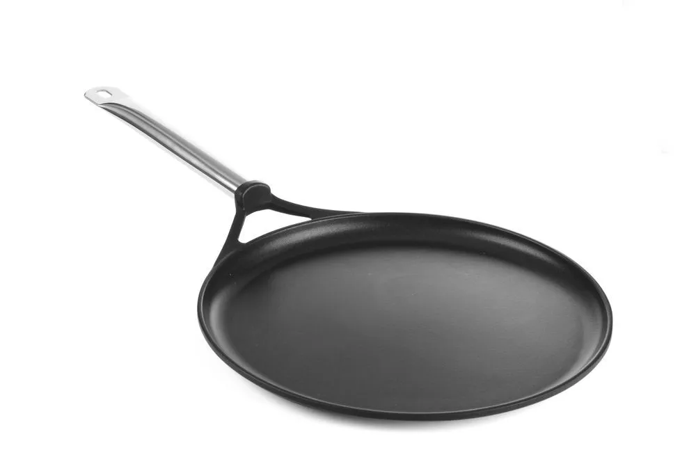 Alumiiniumist valmistatud 32 cm läbimõõduga pannkookide valmistamise pann