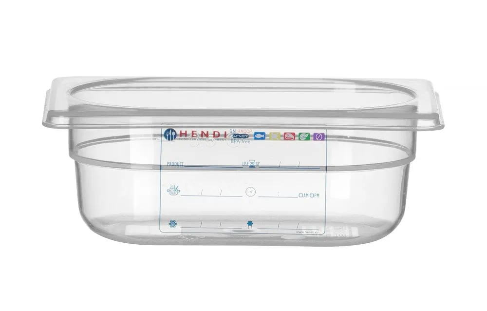 GN 1/9 gastronormi hoiukarp - 0,6 L - K 65 mm