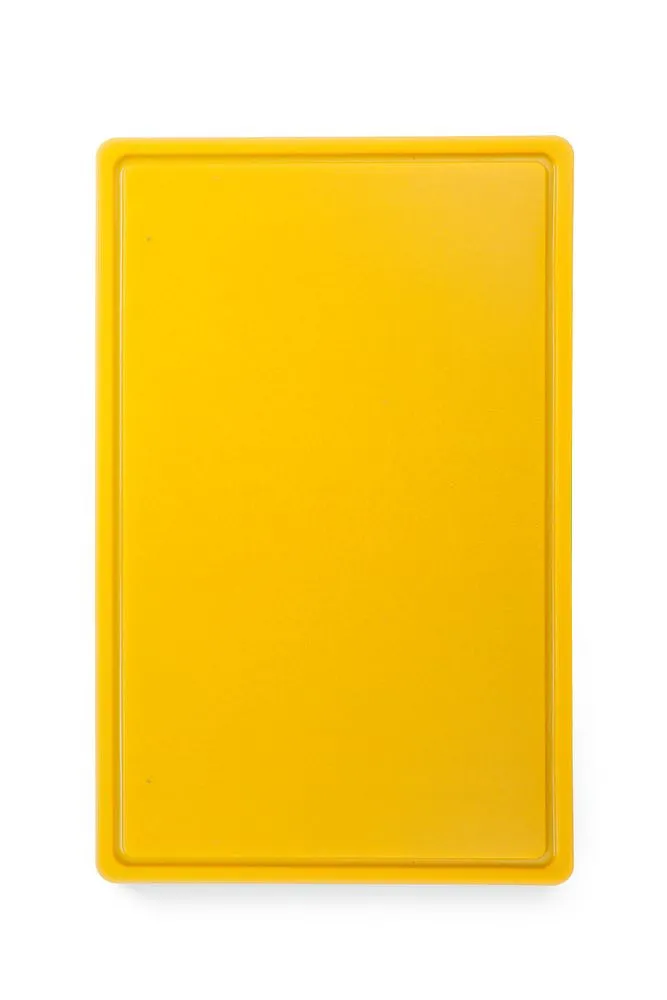 Lõikelaud HACCP - GN 1/1 - Kollane - 15 mm paksune