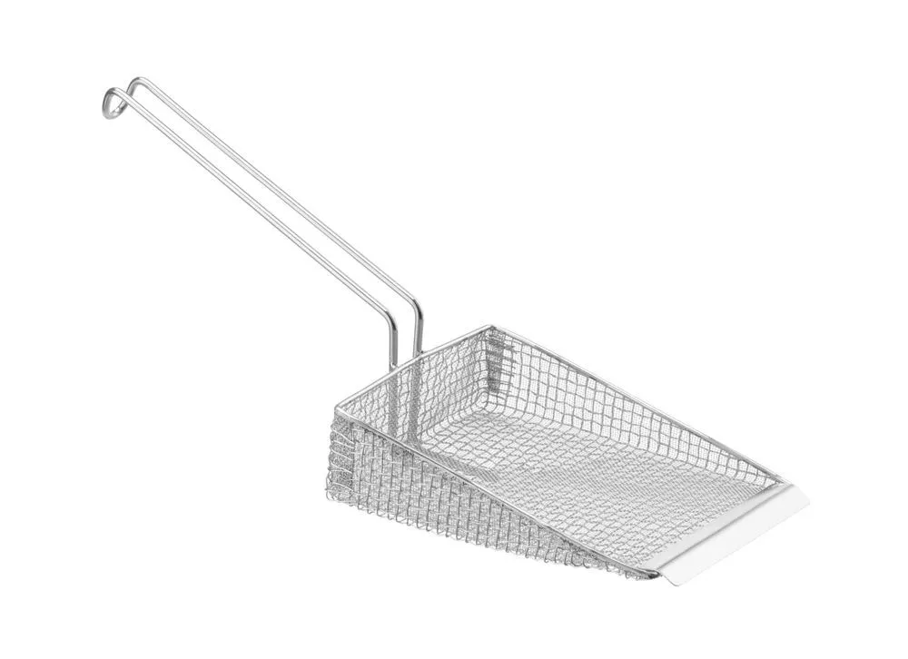 Friikartulikorv roostevabast terasest - topeltvõre - 225 x 175 mm