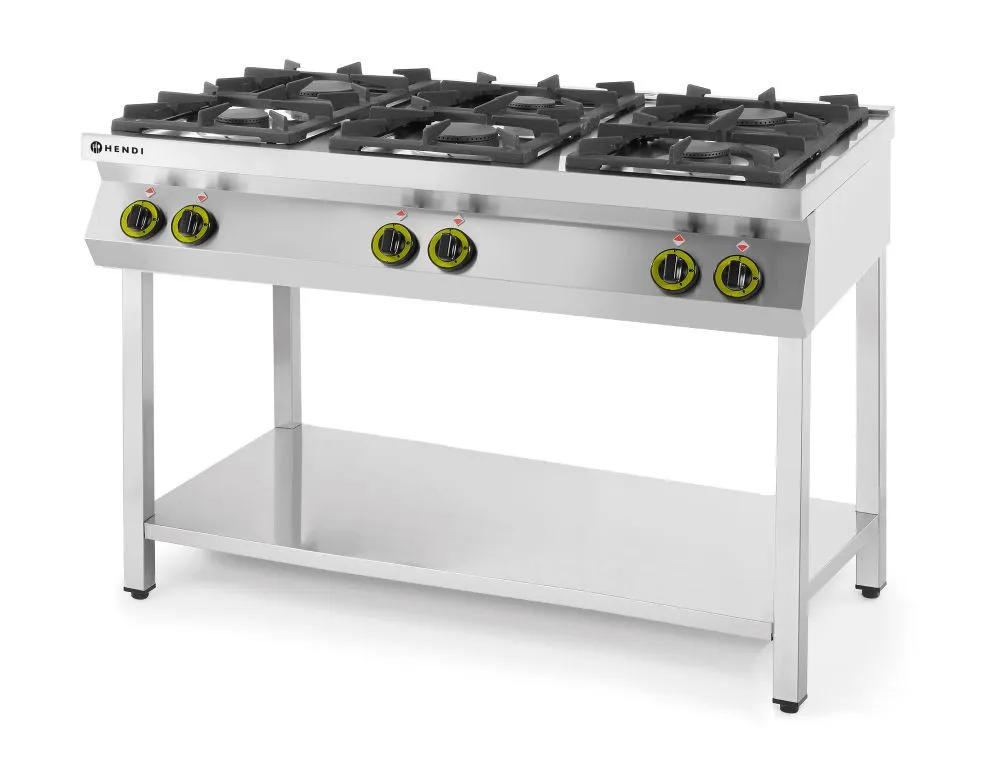 Kitchen Line gaasipliit - 6 põletit