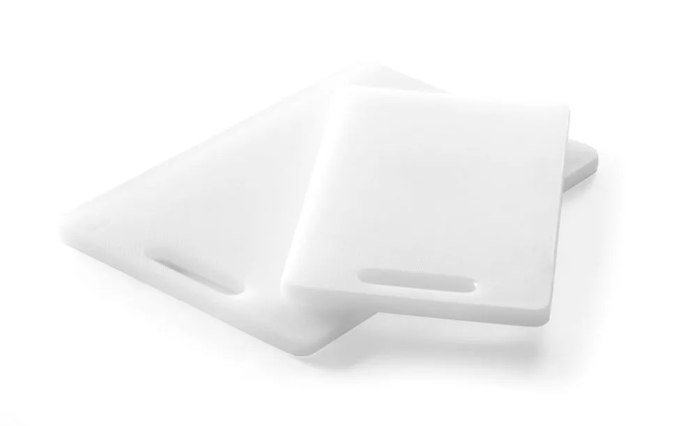 Lõikelaud valge käepidemega - 300 x 200 mm - Paksus 10 mm