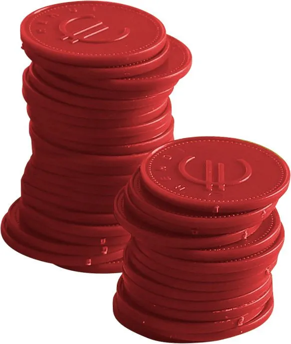 Punased märgid - 100 tükki