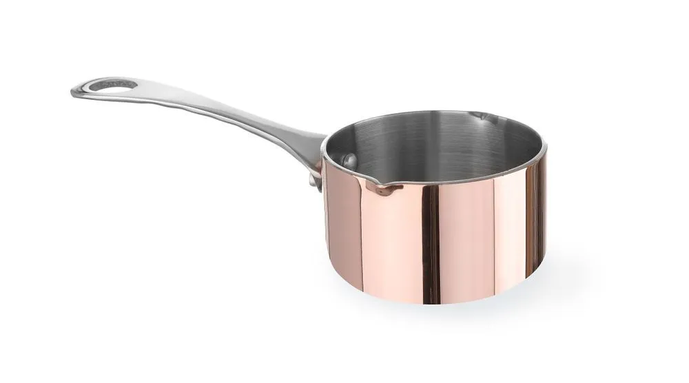 Mini kastrul vaskiga, alumiinium ja roostevaba terasega - 50 mm läbimõõduga