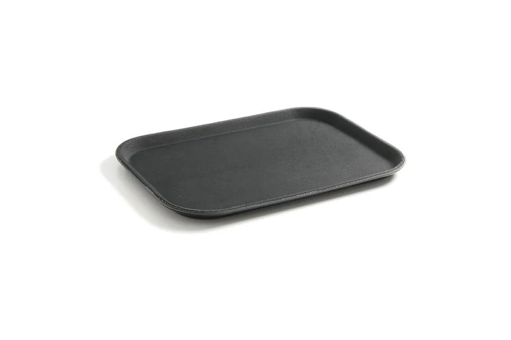 Nelikantne polüpropüleenist alusplaat - Must - 530 x 325 mm