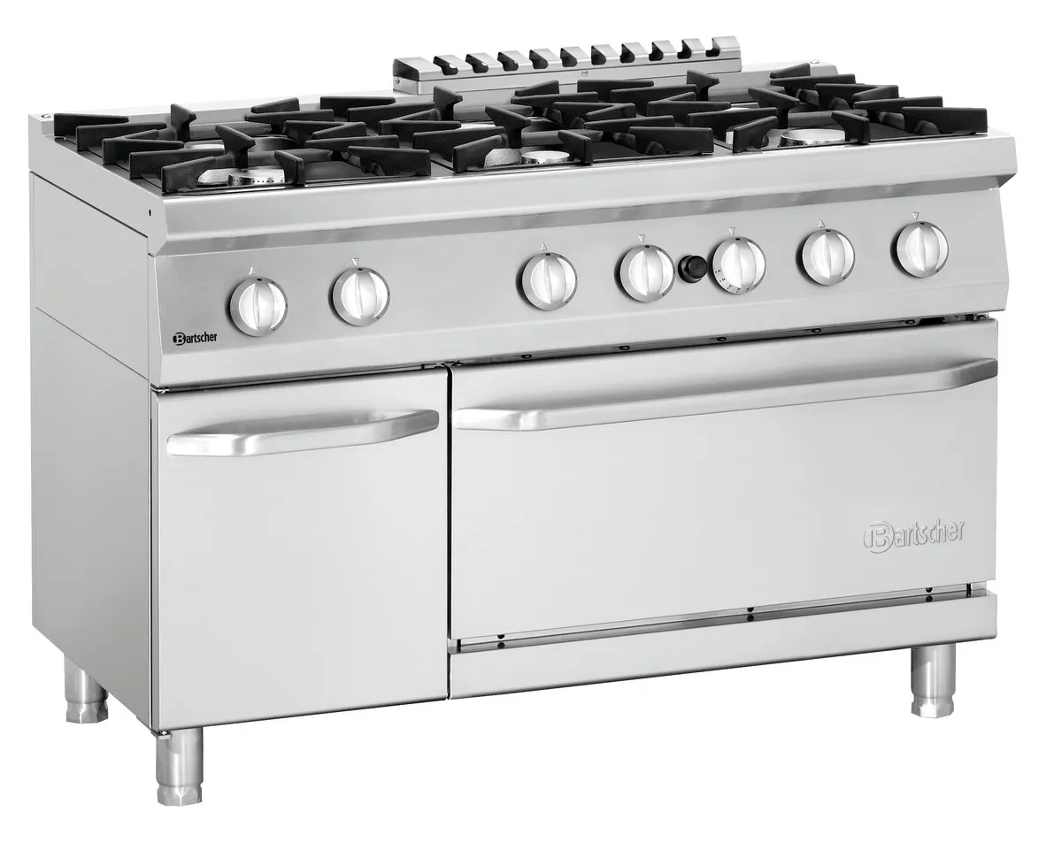 Pliit Seeria 700 - 6 Põletit & Gaasiahi GN2/1