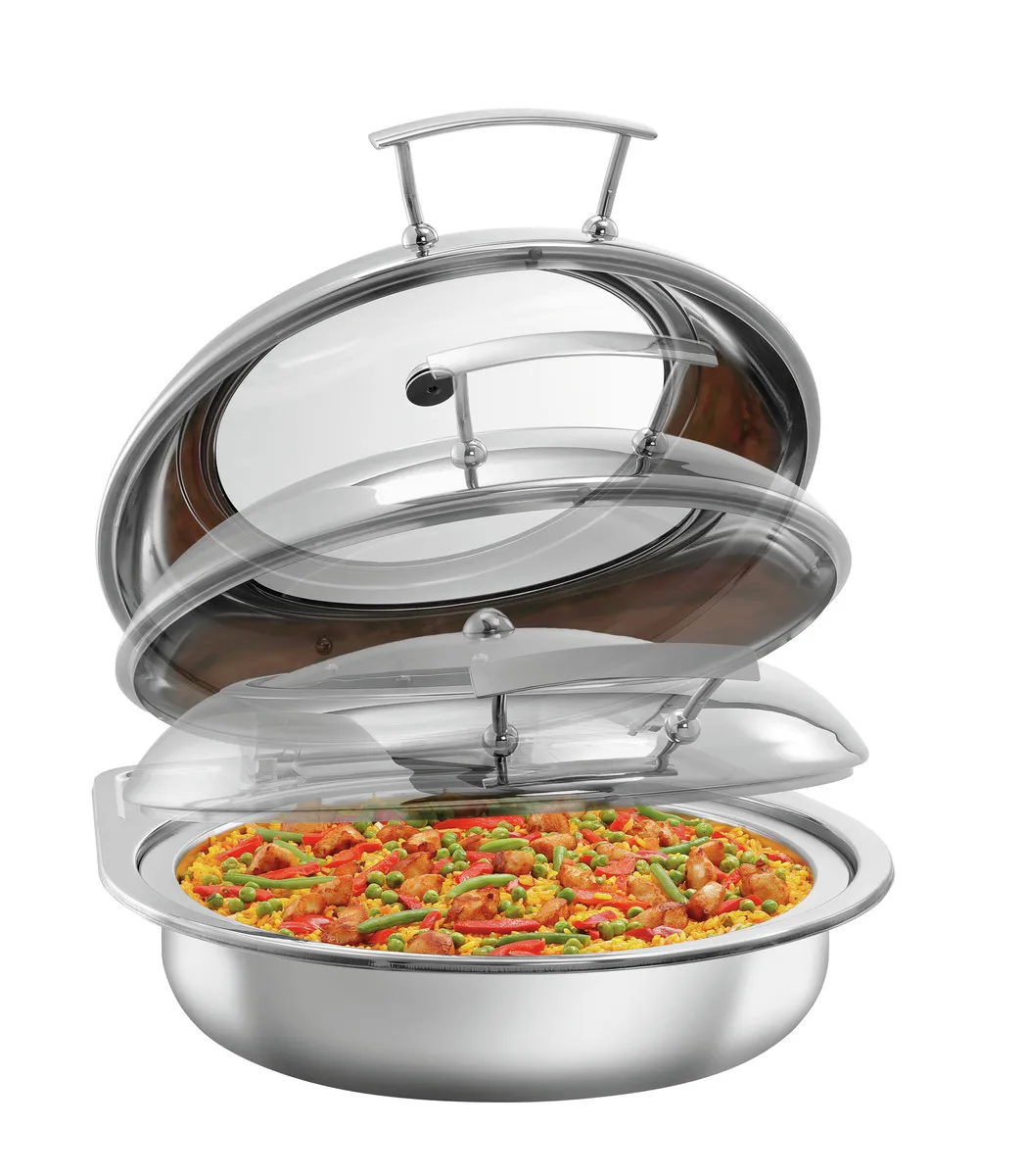 Chafing Dish ümmargune induktsioonile sobiv - 6,2 L - 435 x 472 mm