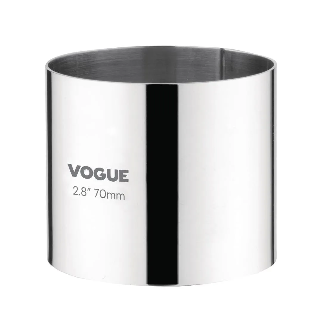 Vahu ring roostevabast terasest - Ø 70 mm - P 60 mm