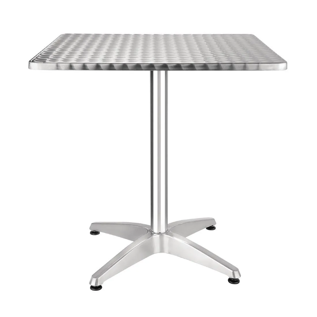 Bistroolaud ruudukujuline roostevabast terasest - 700 x 700 mm