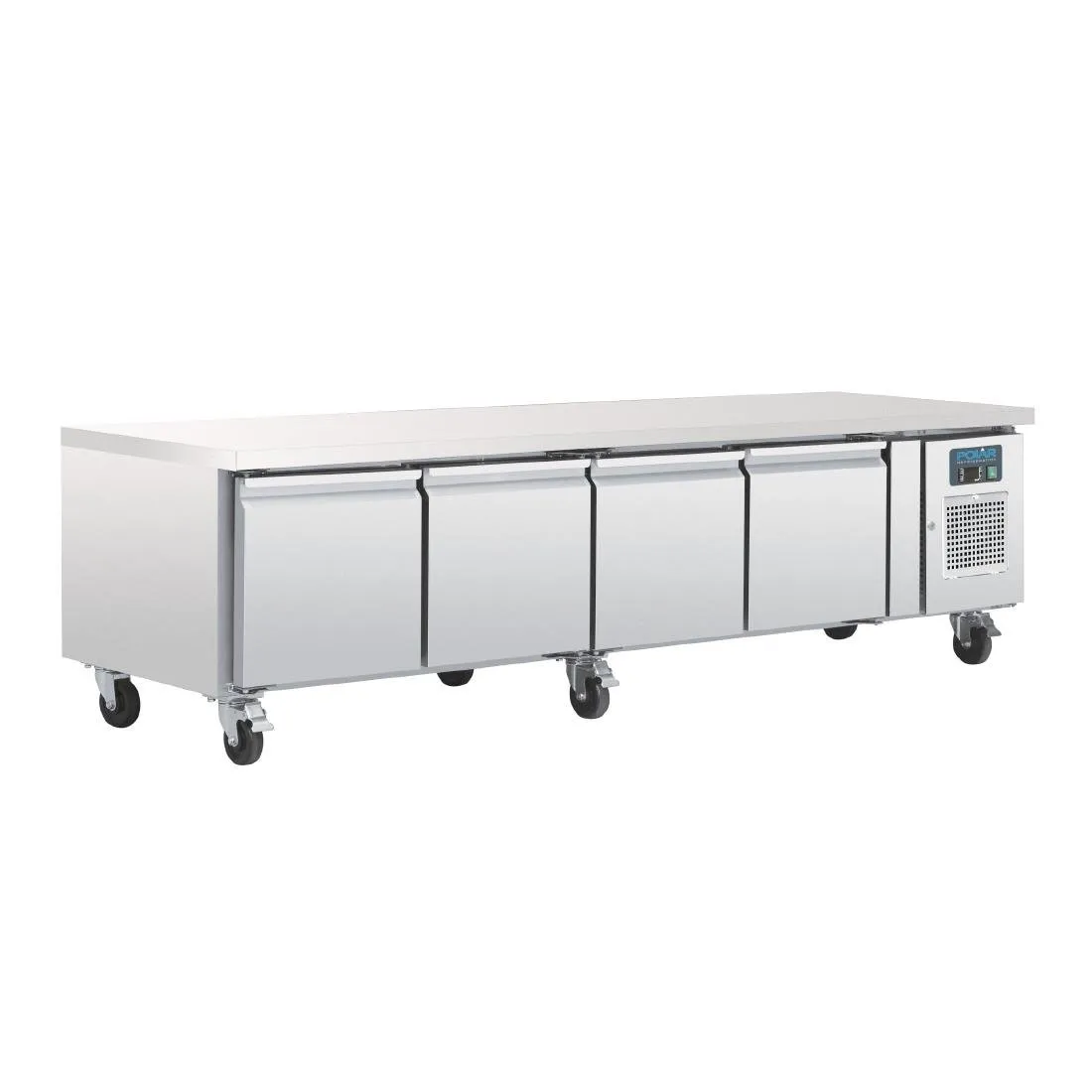 Positiivse jahutusega GN 1/1 aluskapp seeriat U - 4 ust - 420 L