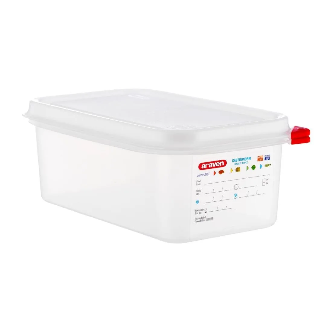 Toidukonteinerite komplekt GN1/4 2,8L - 4 tk