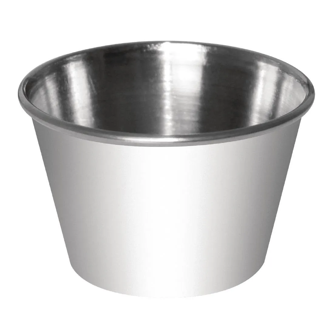 Roostevabast terasest kastmepotid - 70 ml - 12 tk