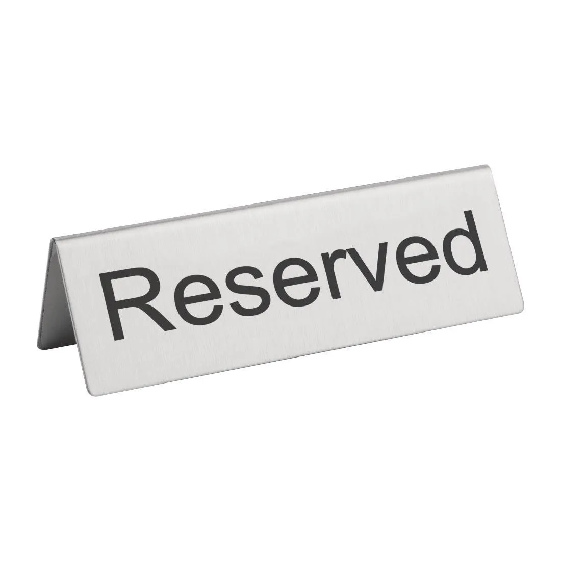 Roostevabast terasest lauajalad "Reserveeritud" - komplekt 10