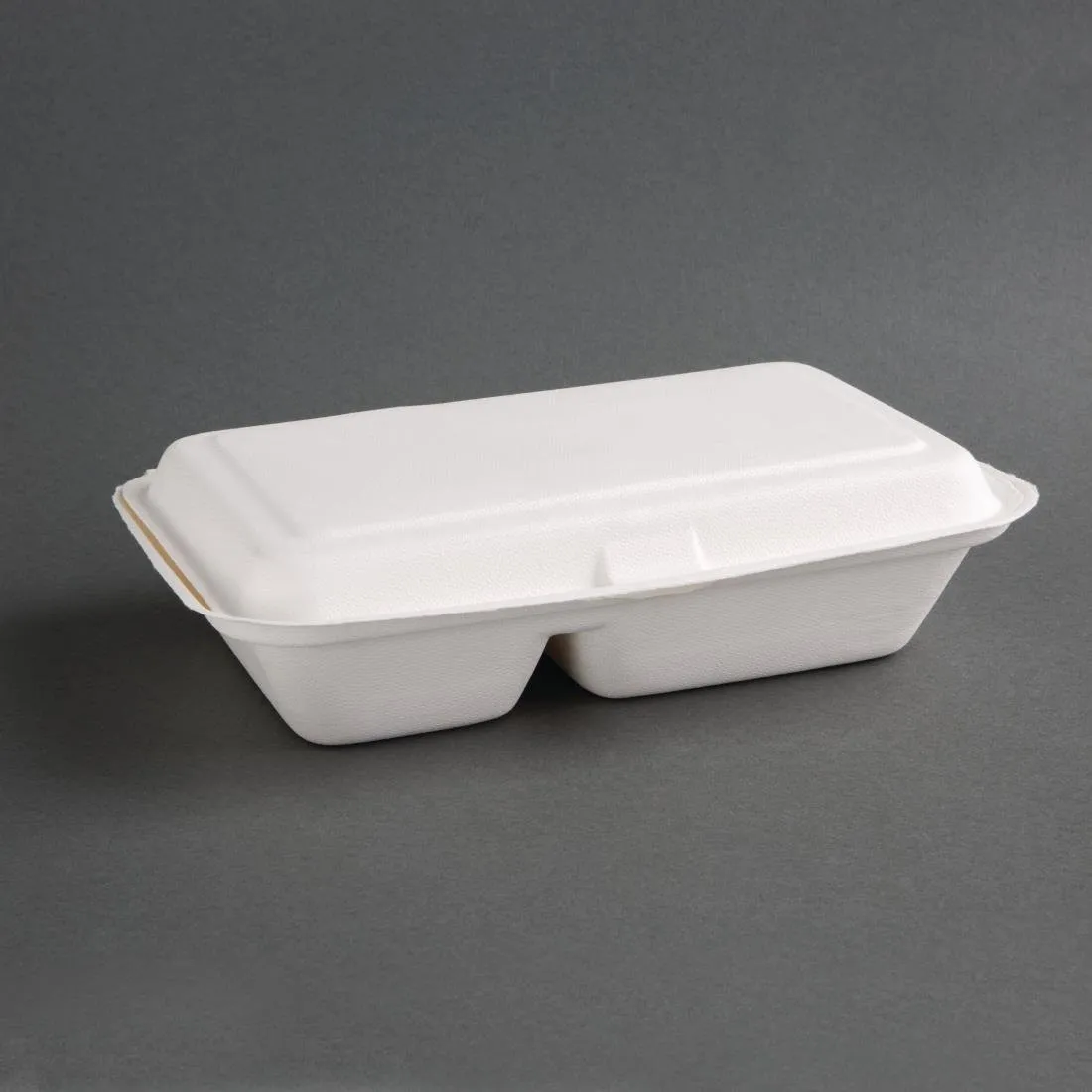 2-kambrilised komposteeritavad bagassist kaanega karbid 253 mm - 200 tk komplekt