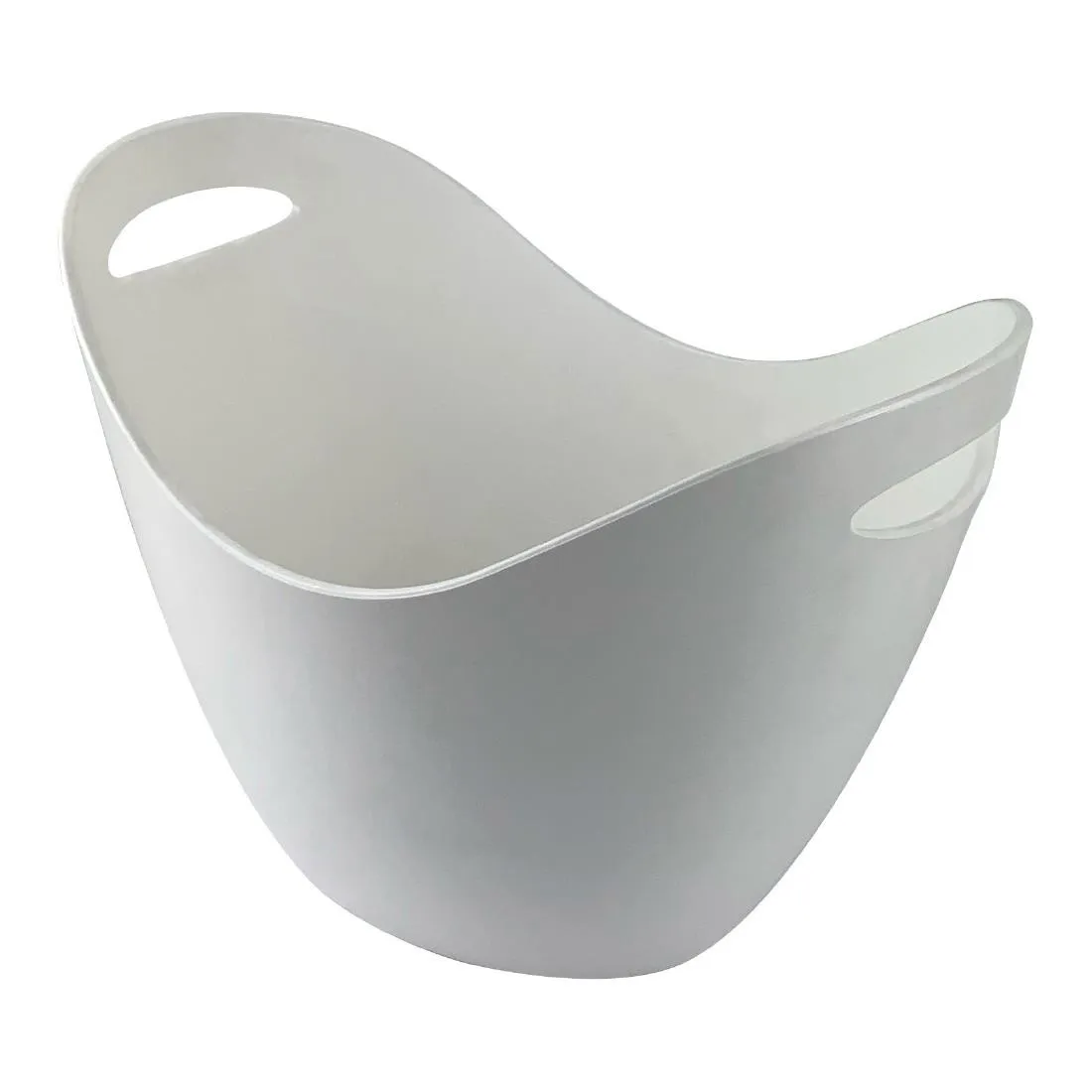 Valge plastist veinikopp - 8 L