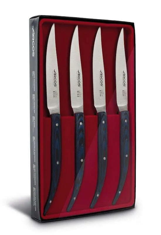 Steigi noaterade komplekt 11 cm - sinine micarta