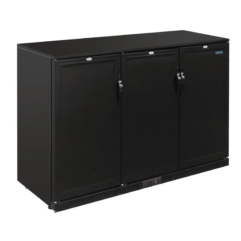 Tagumine Baar Külmik - 3 Täispöörduvat Ust - 330L