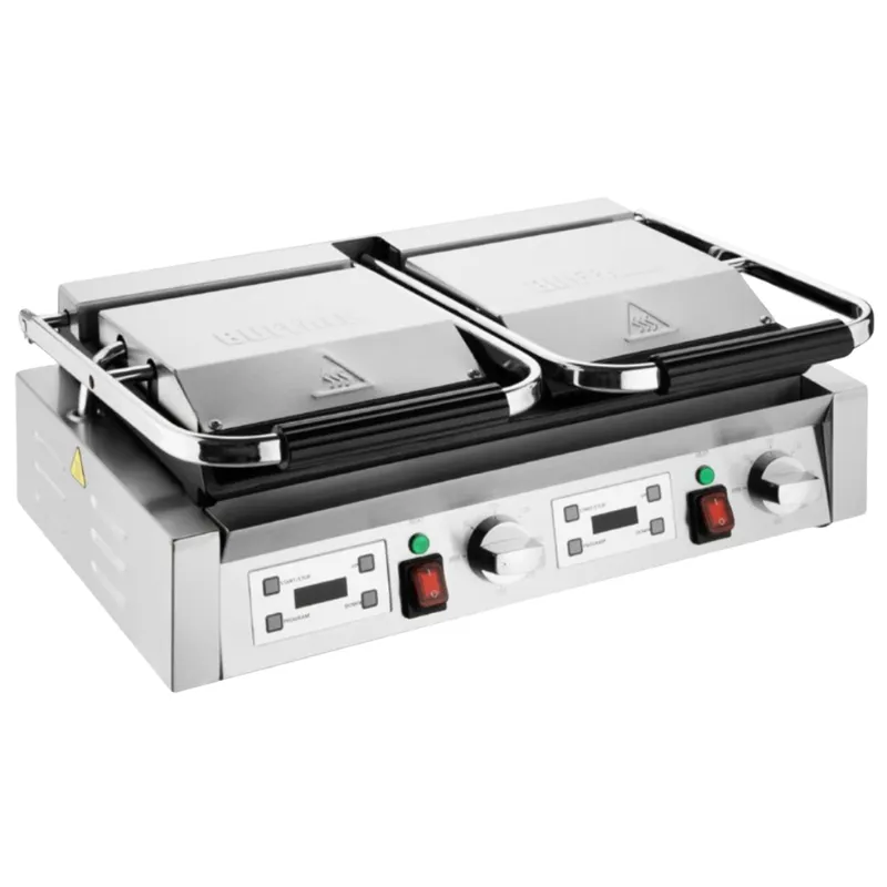 Kahepoolne kontaktgrill, soonilised plaadid