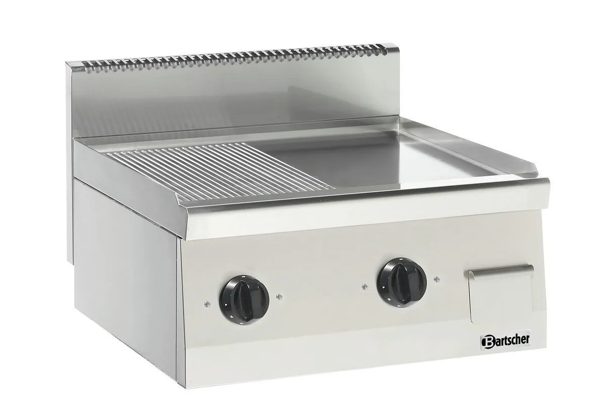Elektriline grillplaat, sile ja sooneline - Seeria 600 - 7200 W