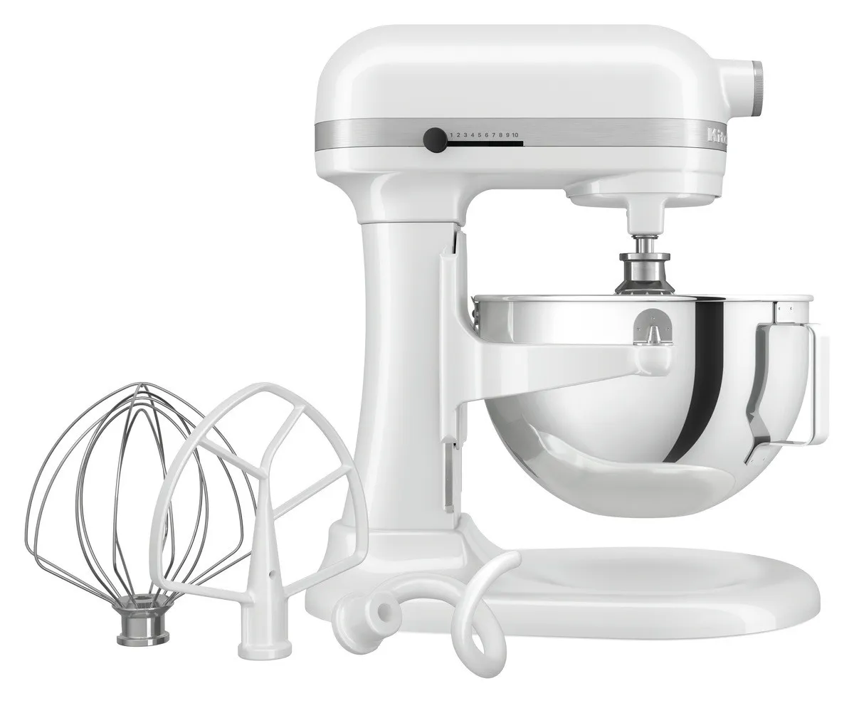 KitchenAid valge mikser - 5,2 L