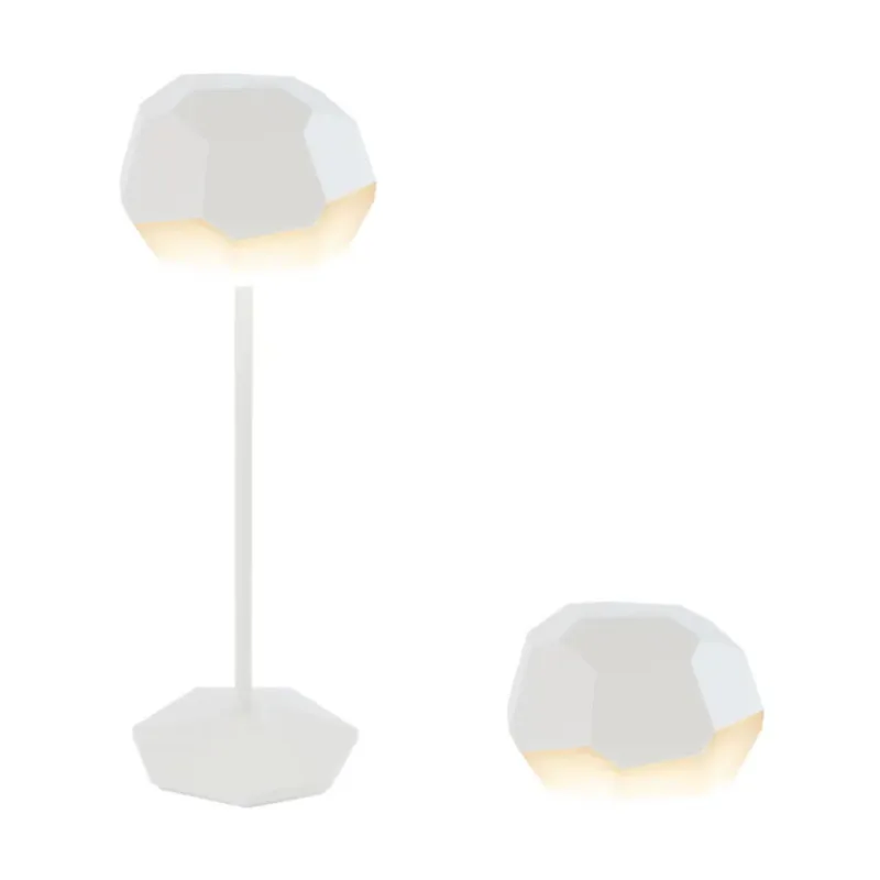 LED-puutetundlik laualamp - Valge Kivi