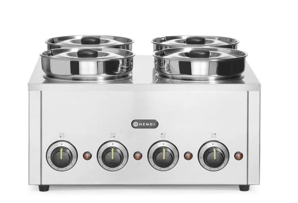 Bain-Marie kastmepott - 4 x 4 L